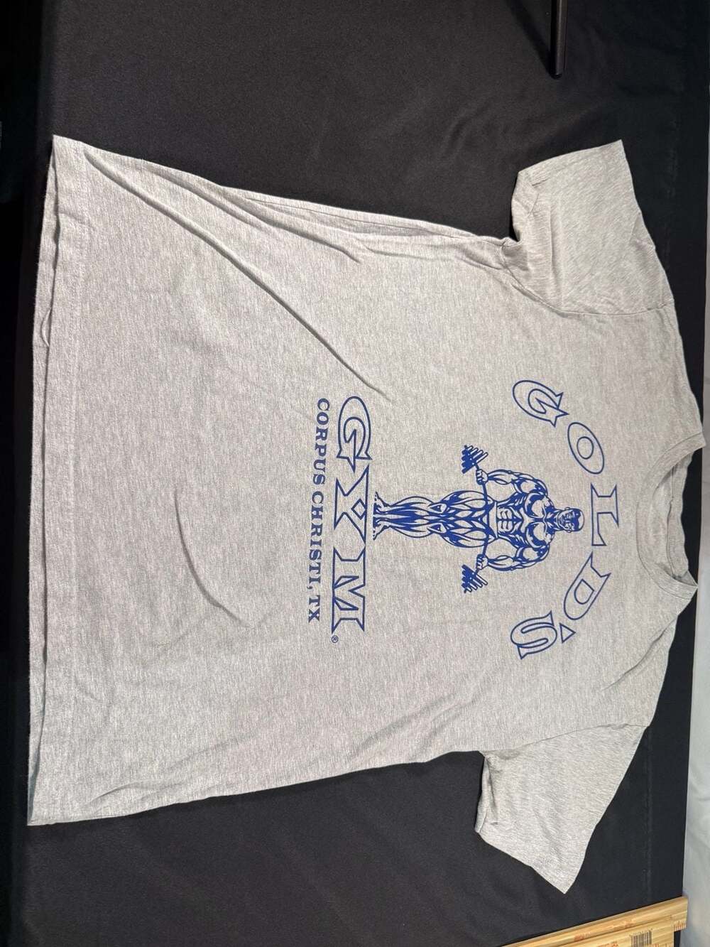 No Sz tag Golds Gym Corpus Christi, TX Logo Boxy Cut T-shirt